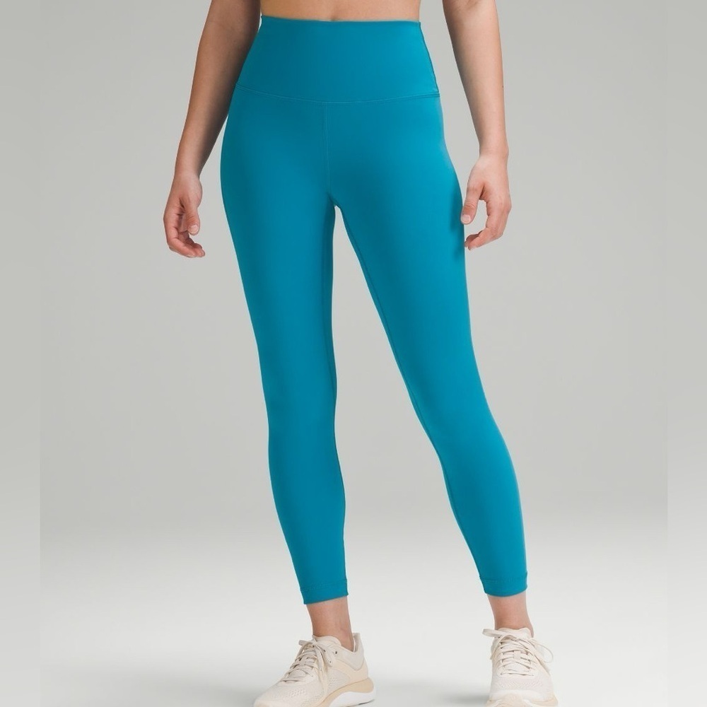 Athleta Vibrant Blue High Rise 7/8 Leggings Size XS - Picture 1 of 7
